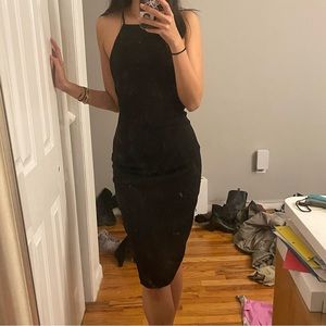 Yumi Kim Halterneck Crepe Dress